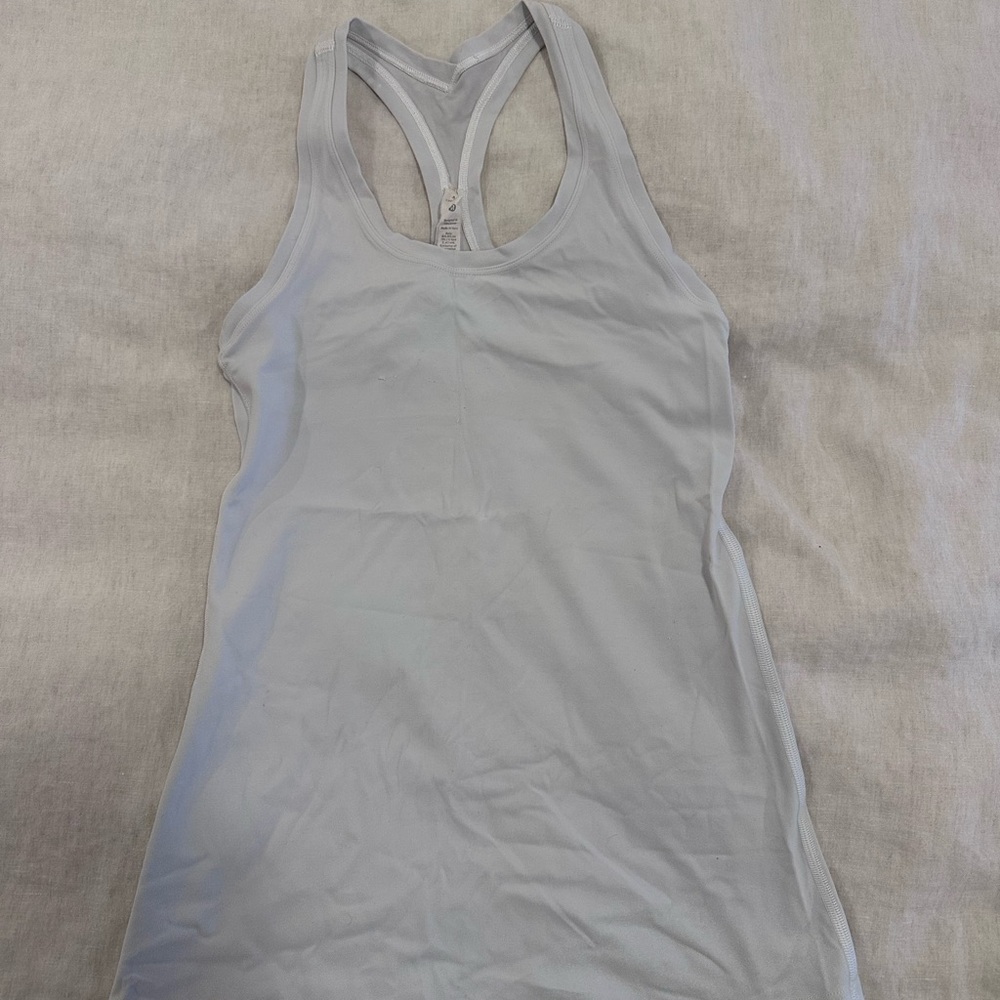 lululemon athletica white Racerback Tank Top